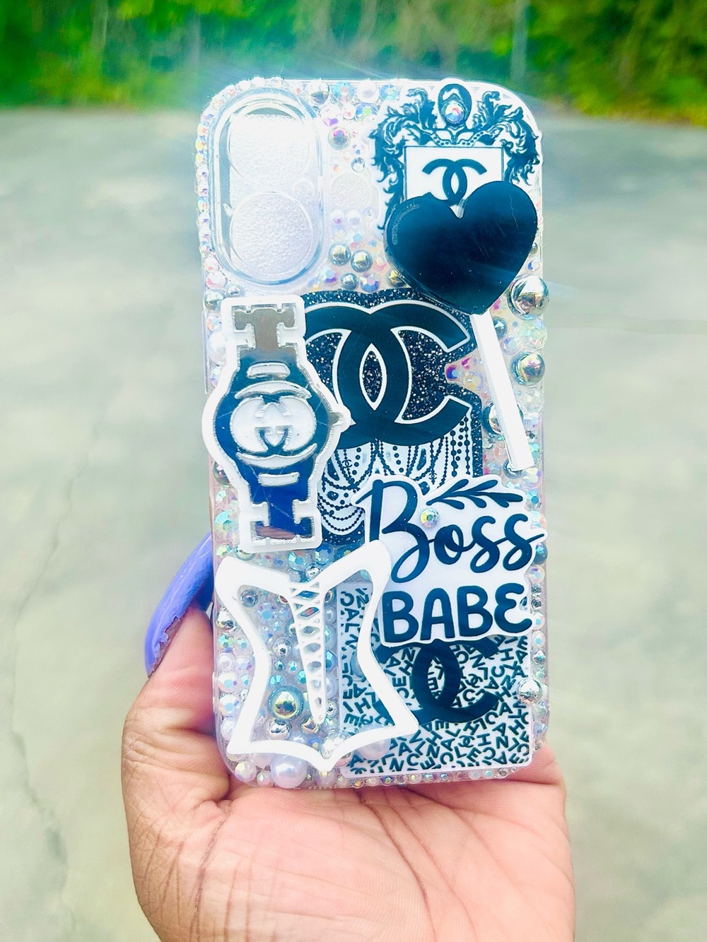 iPhone 17🖤Bling Phone Case